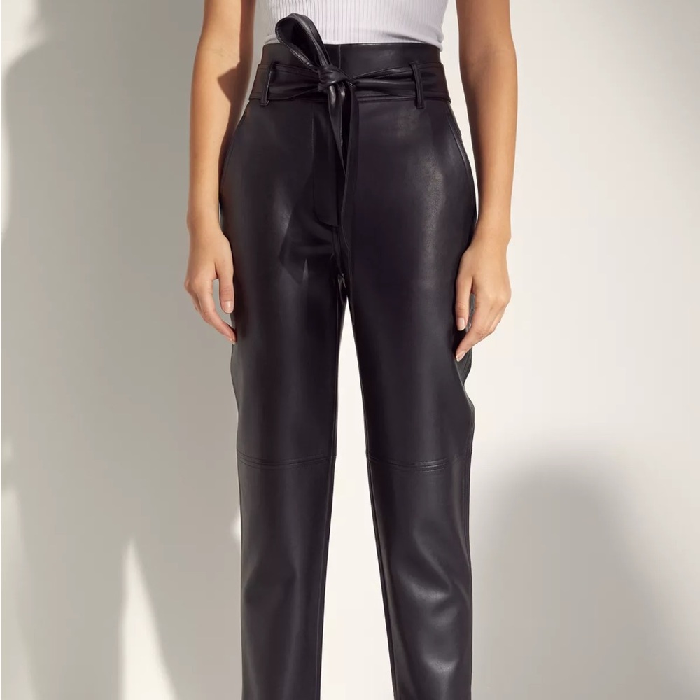 Wilfred New Tie-Front Pants in Vegan Leather